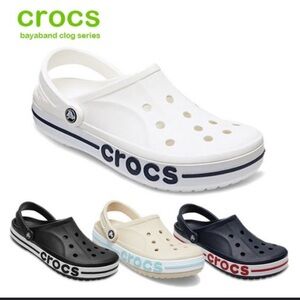 CROCS Unisex  Bayaband Sandals - White M8/W10